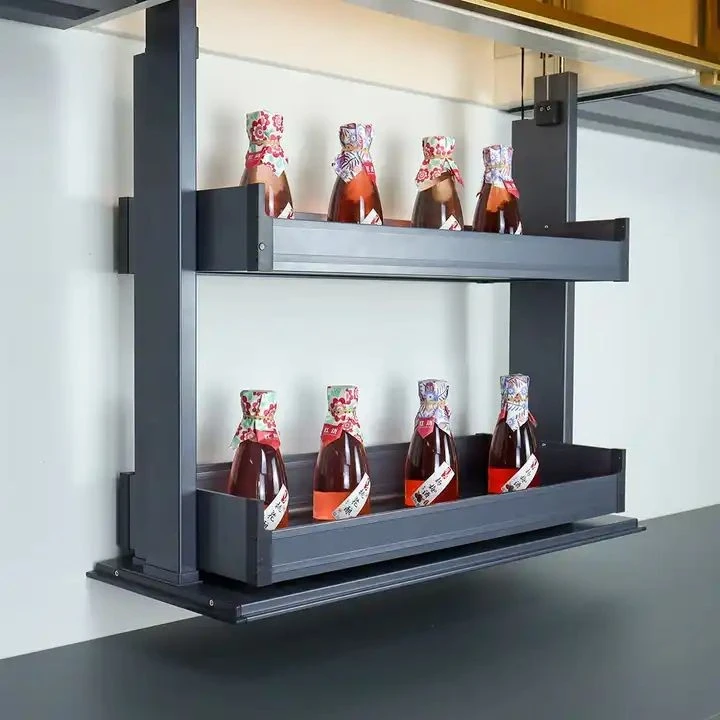 Restaurant Smart Kitchen Aluminum Alloy Kitchen Cabinet Lift