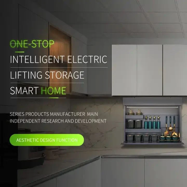 Restaurant Smart Kitchen Aluminum Alloy Kitchen Cabinet Lift