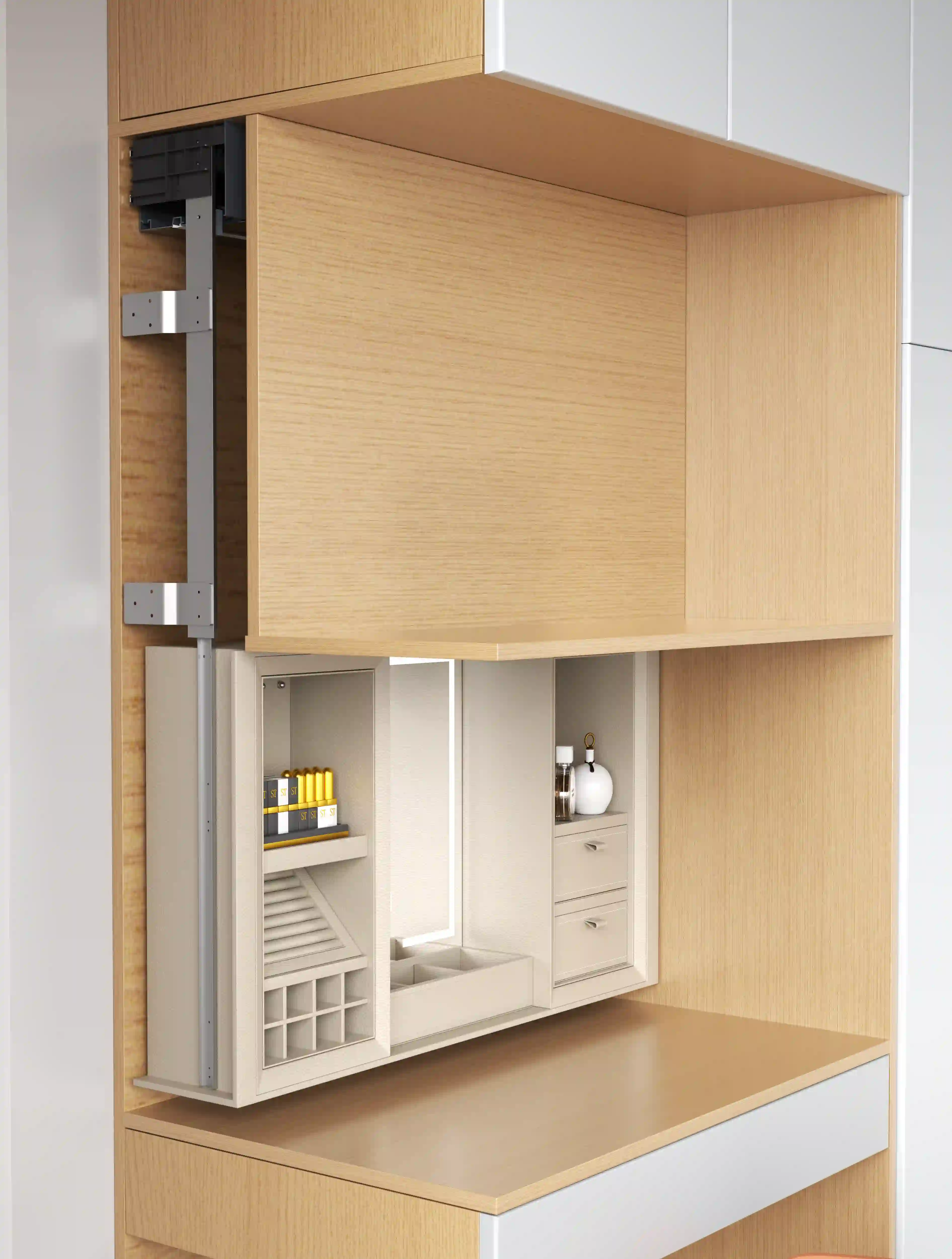Bedroom Jewelry Cabinet Storage Lift high quality